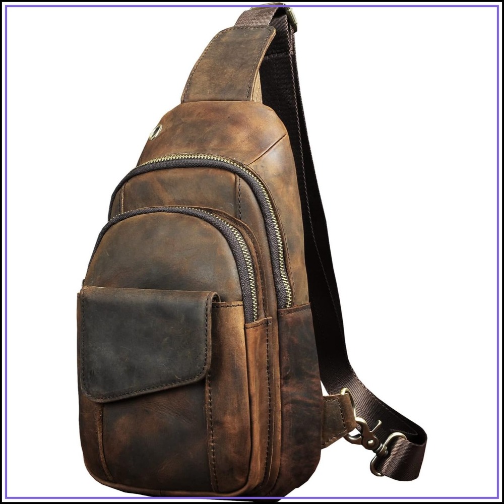 Canvas Backpack Casual - Men Outdoor Casual Travel Hiking Crossbody