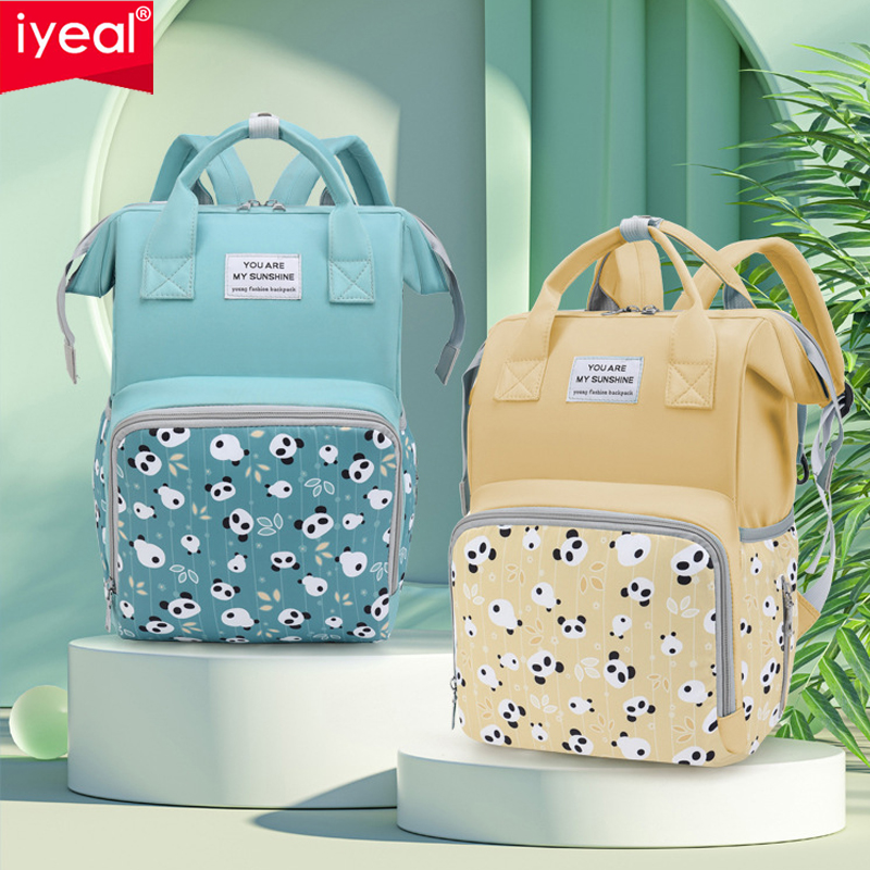 Backpack Diaper Bag - New Fashion Printed Mommy Bag Multifunctional