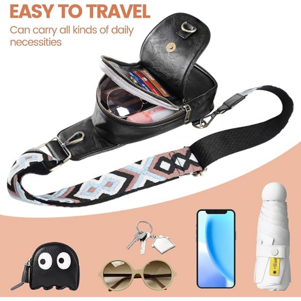 1PC Women's Small Shoulder Bag - Sling Backpack Shoulder incelemesi ve fiyatı