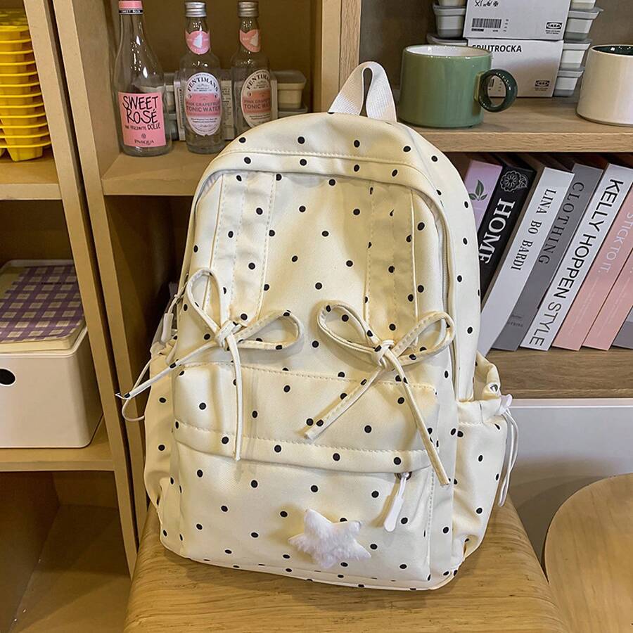 Cute Polka Dot Small Backpack  - Fashion Backpack Women incelemesi ve fiyatı