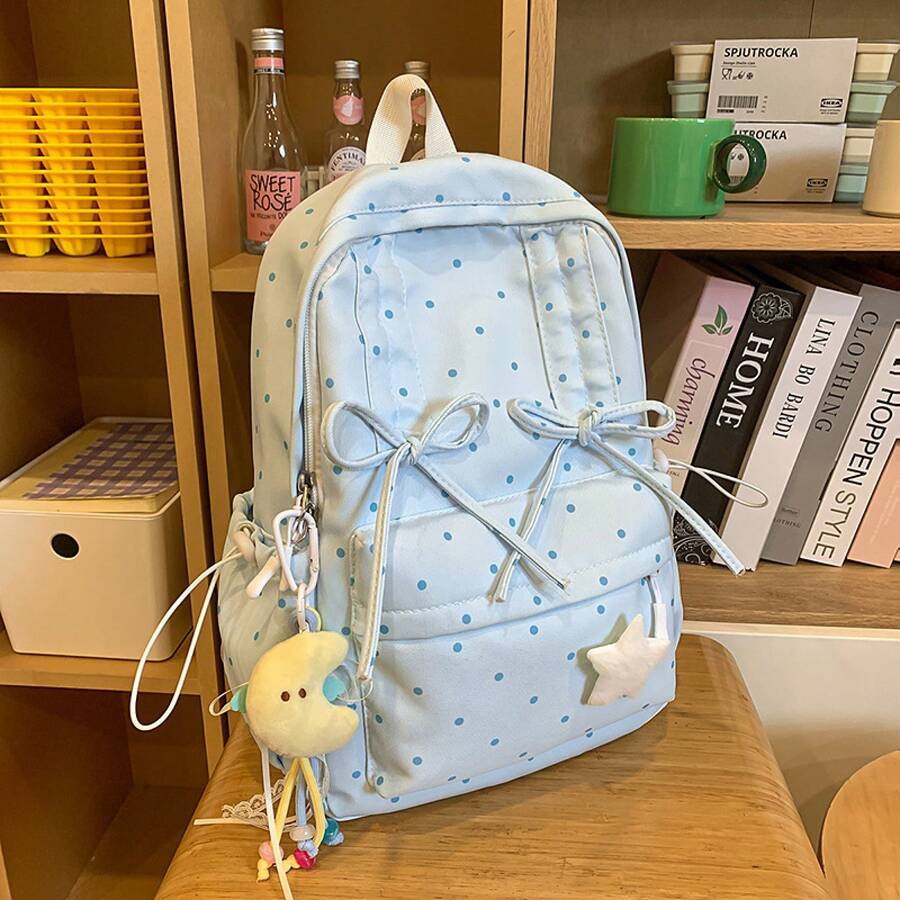Cute Polka Dot Small Backpack  - Fashion Backpack Women incelemesi ve fiyatı