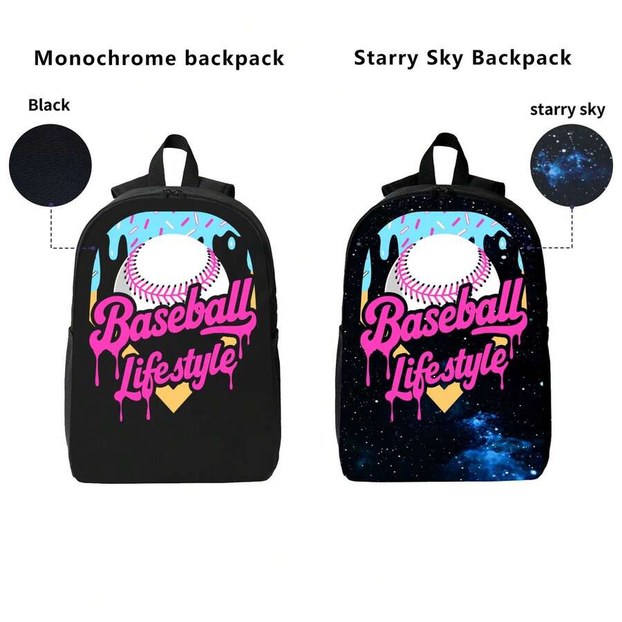 Baseball Drip Design Backpack  - Laptop Backpack 15.6 incelemesi ve fiyatı