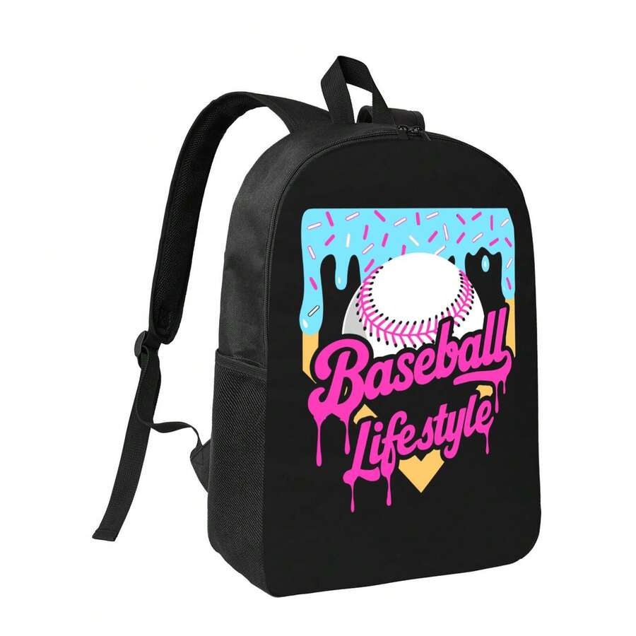 Baseball Drip Design Backpack  - Laptop Backpack 15.6 incelemesi ve fiyatı
