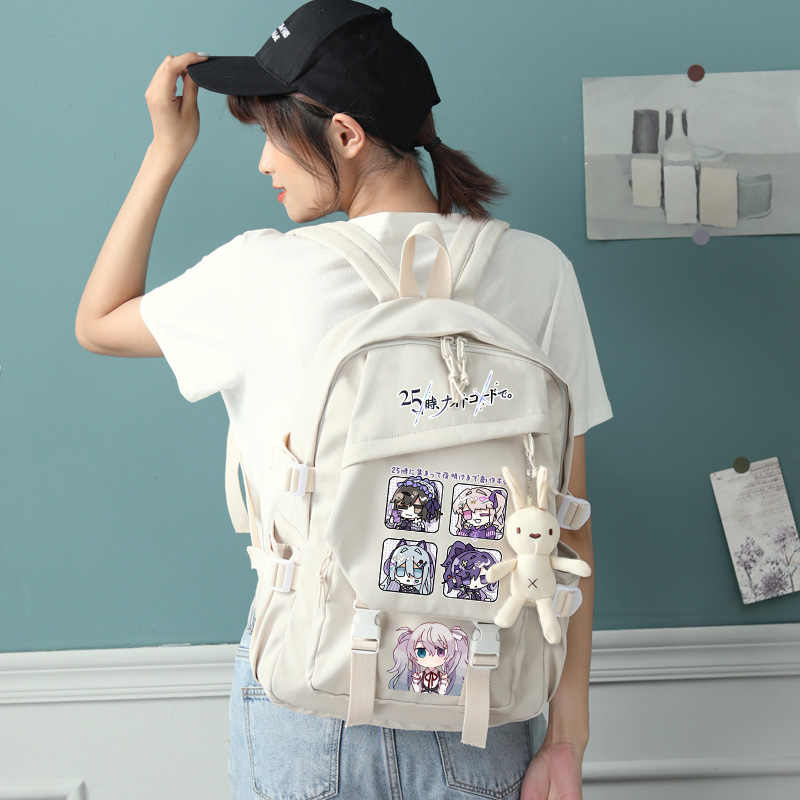 Game YOISAKI KANADE AKIYAMA MI - Canvas Backpack Casual incelemesi ve fiyatı