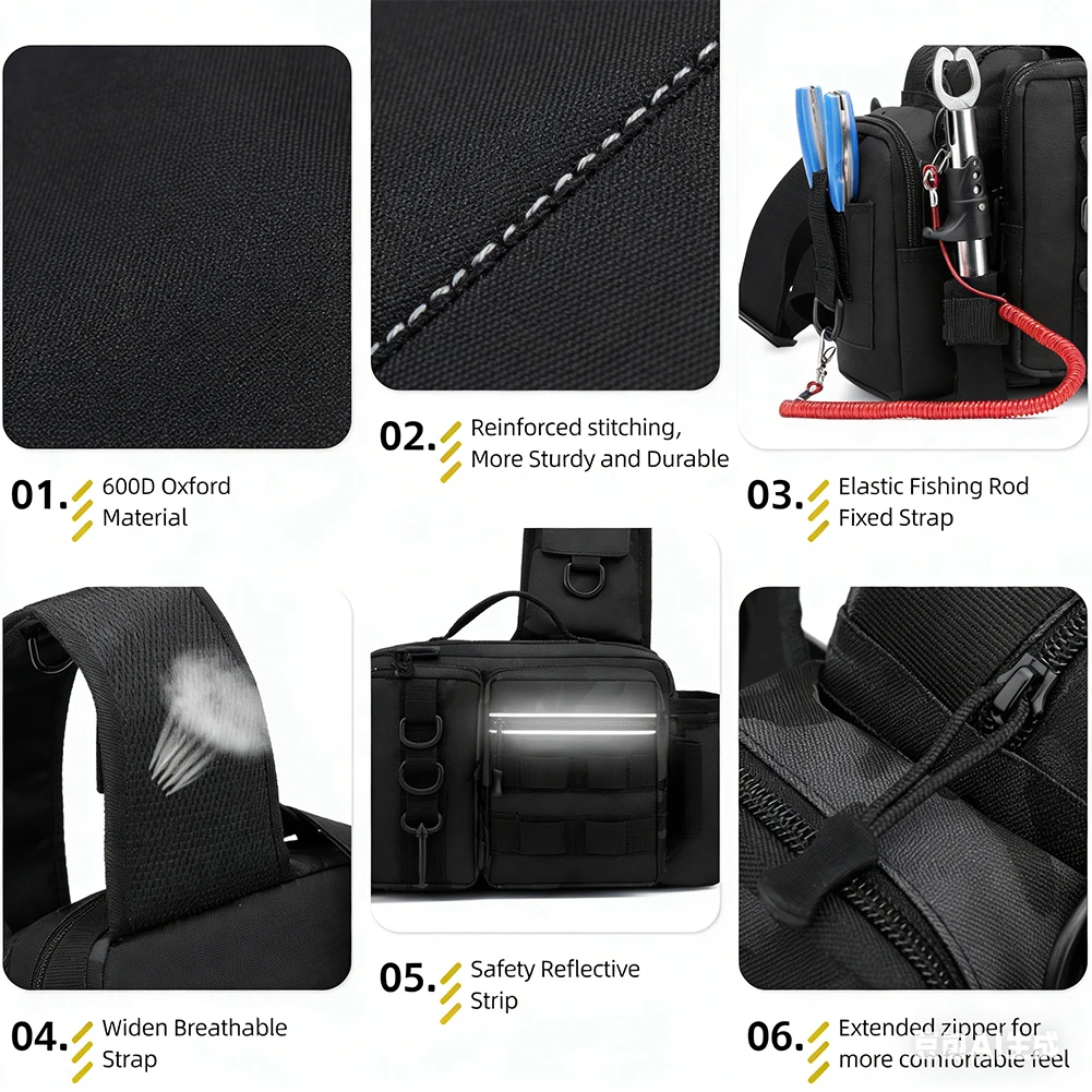 Fishing Backpack with Rod Hold - Hiking Backpack Waterproof incelemesi ve fiyatı