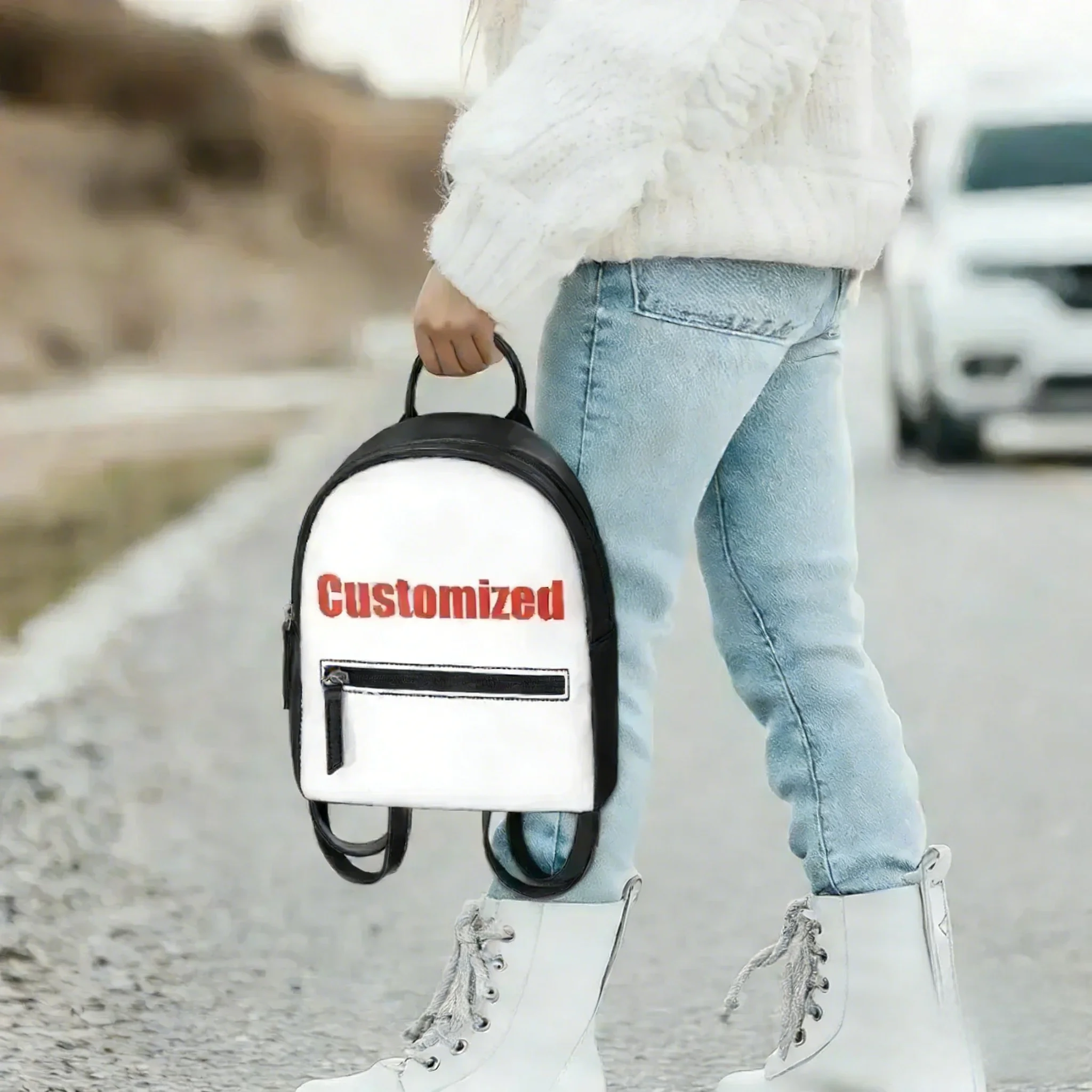 Custom Abstract Multicolor Cus - Mini Backpack Purse incelemesi ve fiyatı