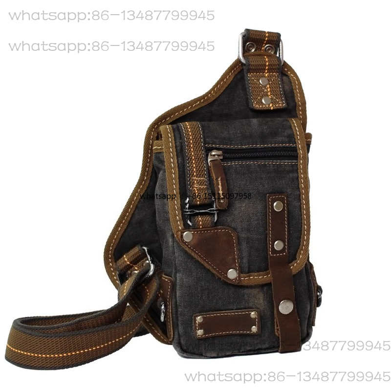 Men's breast bag retro canvas  - Canvas Backpack Casual incelemesi ve fiyatı