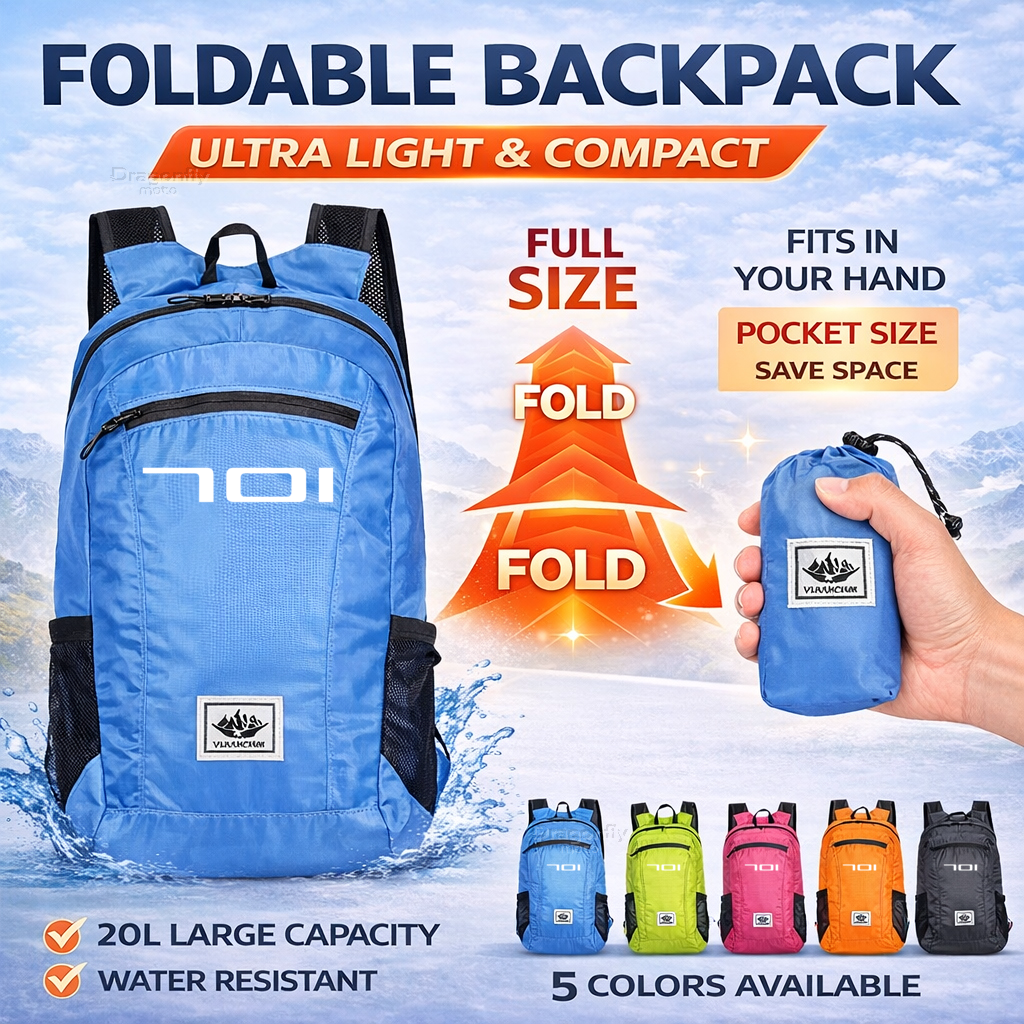20L Foldable Motorcycle Backpa - Foldable Backpack Small incelemesi ve fiyatı