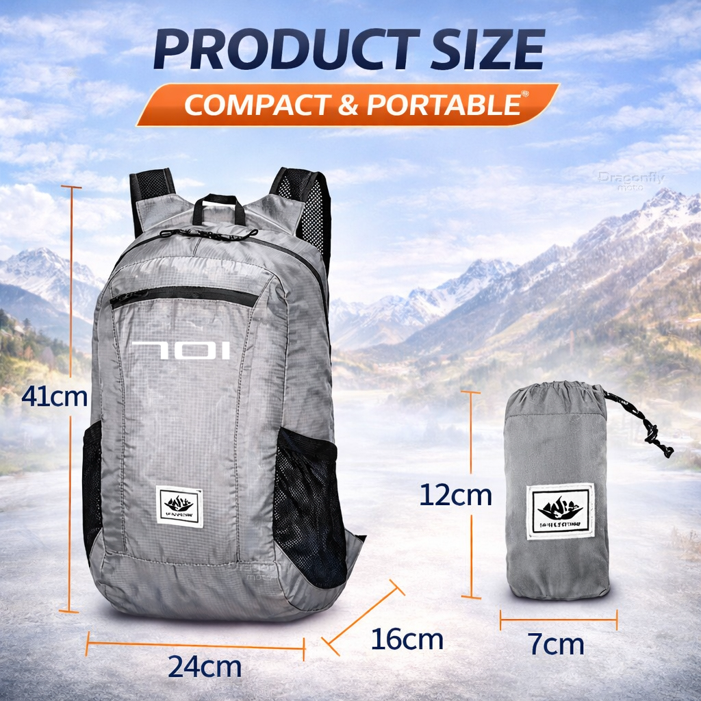 20L Foldable Motorcycle Backpa - Foldable Backpack Small incelemesi ve fiyatı