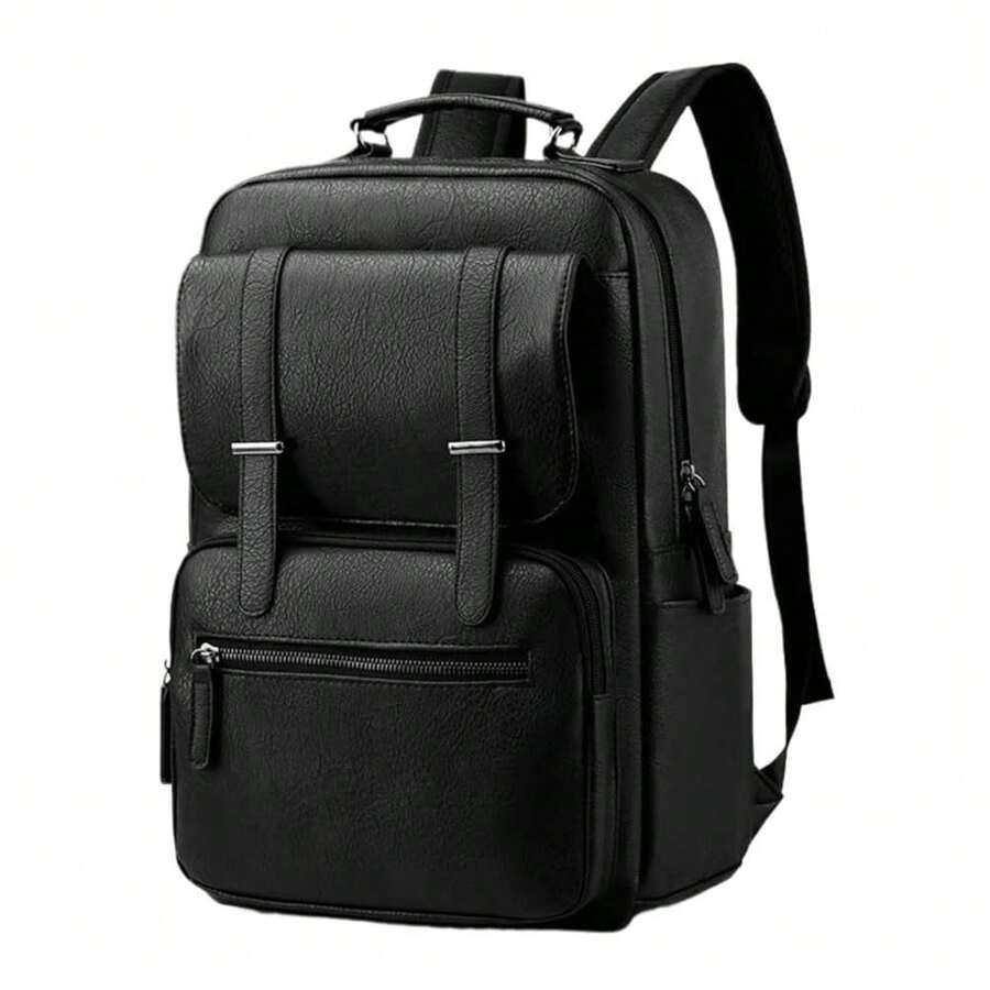 PU Leather Backpack For Men An - Laptop Backpack 15.6 incelemesi ve fiyatı