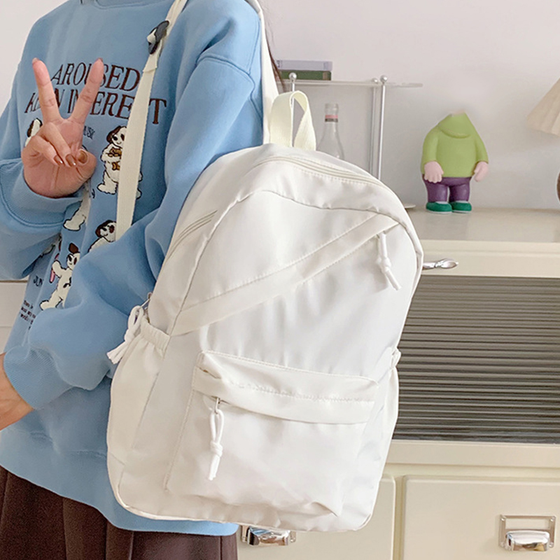 Solid Color Women Backpack Lar - School Backpack Teen incelemesi ve fiyatı