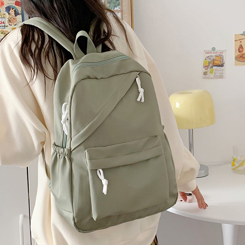 Solid Color Women Backpack Lar - School Backpack Teen incelemesi ve fiyatı