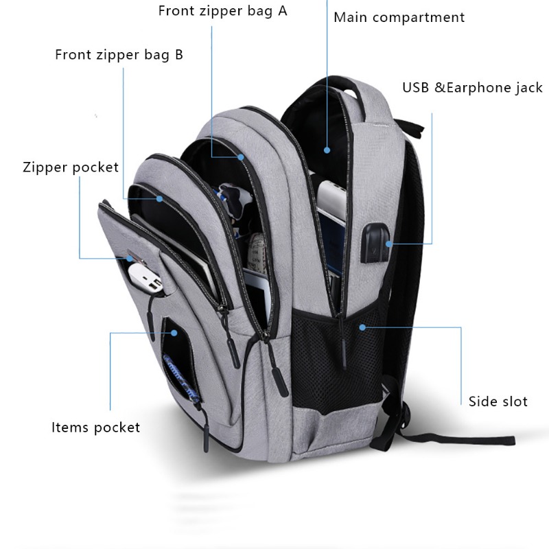 Large Capacity Backpack Men La - School Backpack Teen incelemesi ve fiyatı