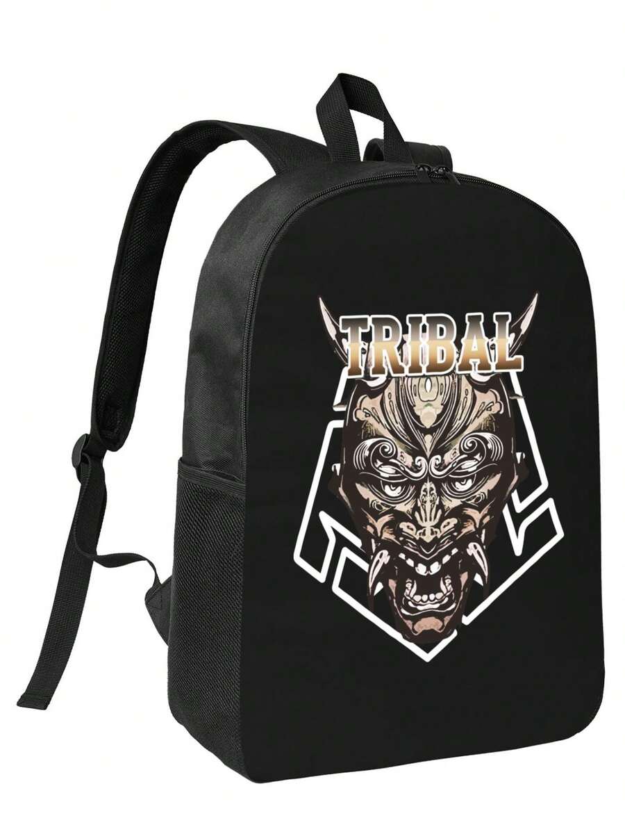 Tribal Demon Print Waterproof  - Travel Backpack Anti Theft incelemesi ve fiyatı