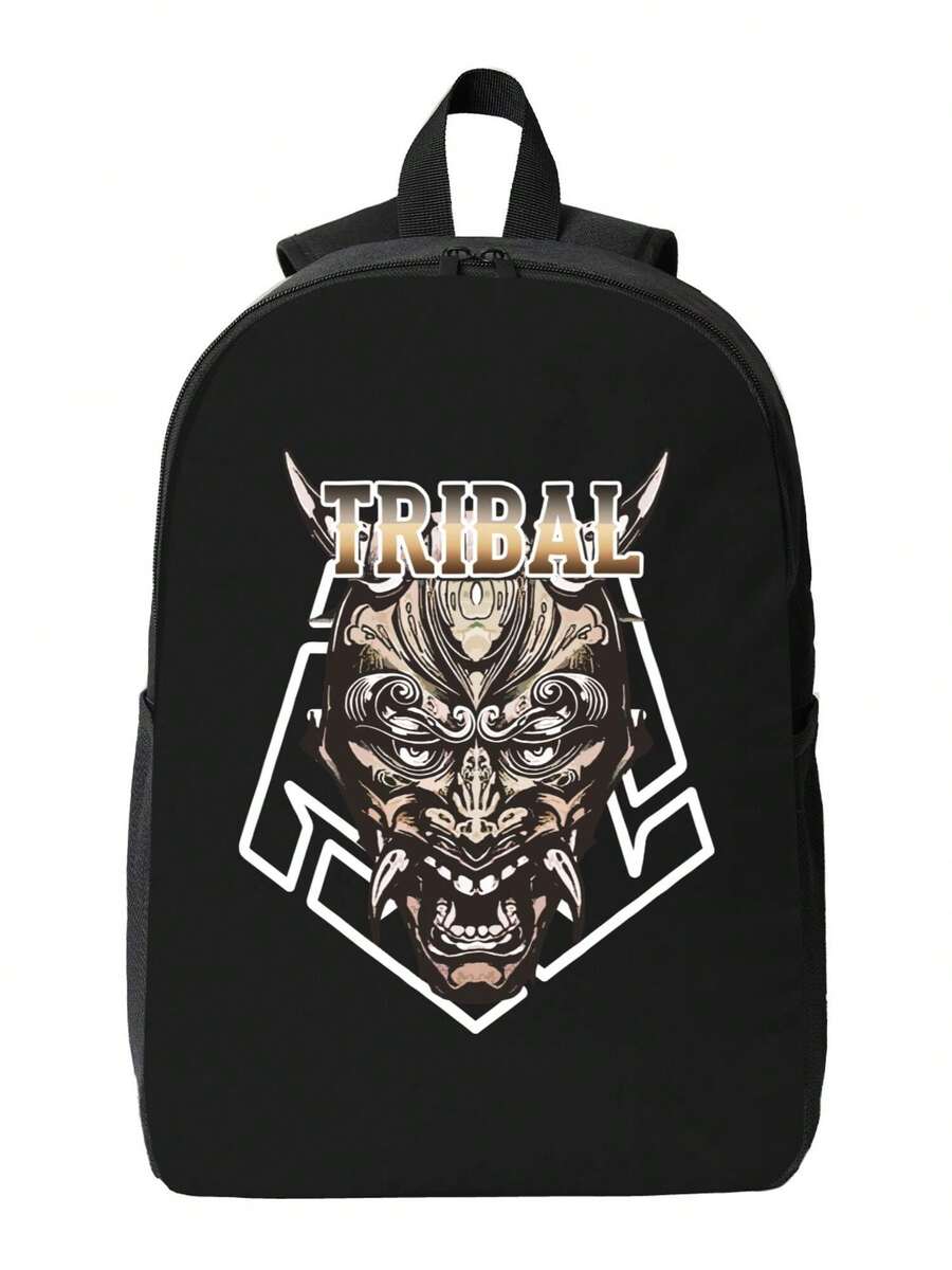 Tribal Demon Print Waterproof  - Travel Backpack Anti Theft incelemesi ve fiyatı