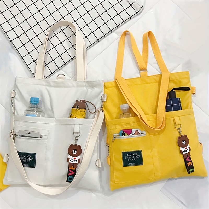 Canvas Shoulder Bag, Women's F - Canvas Backpack Casual incelemesi ve fiyatı