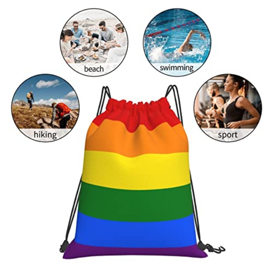 Lgbt Flag Gay Pride Rainbow Un - Drawstring Gym Bag incelemesi ve fiyatı