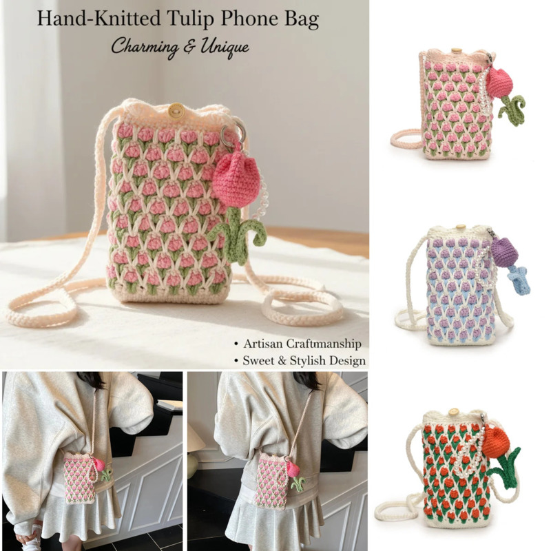 Handmade Backpacks Crochet Tul - Mini Backpack Purse incelemesi ve fiyatı