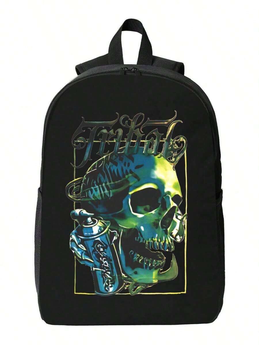 Graffiti Skull Waterproof Back - Travel Backpack Anti Theft incelemesi ve fiyatı