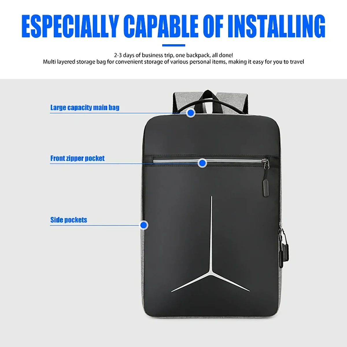 New Anti-theft USB Waterproof  - Travel Backpack Anti Theft incelemesi ve fiyatı