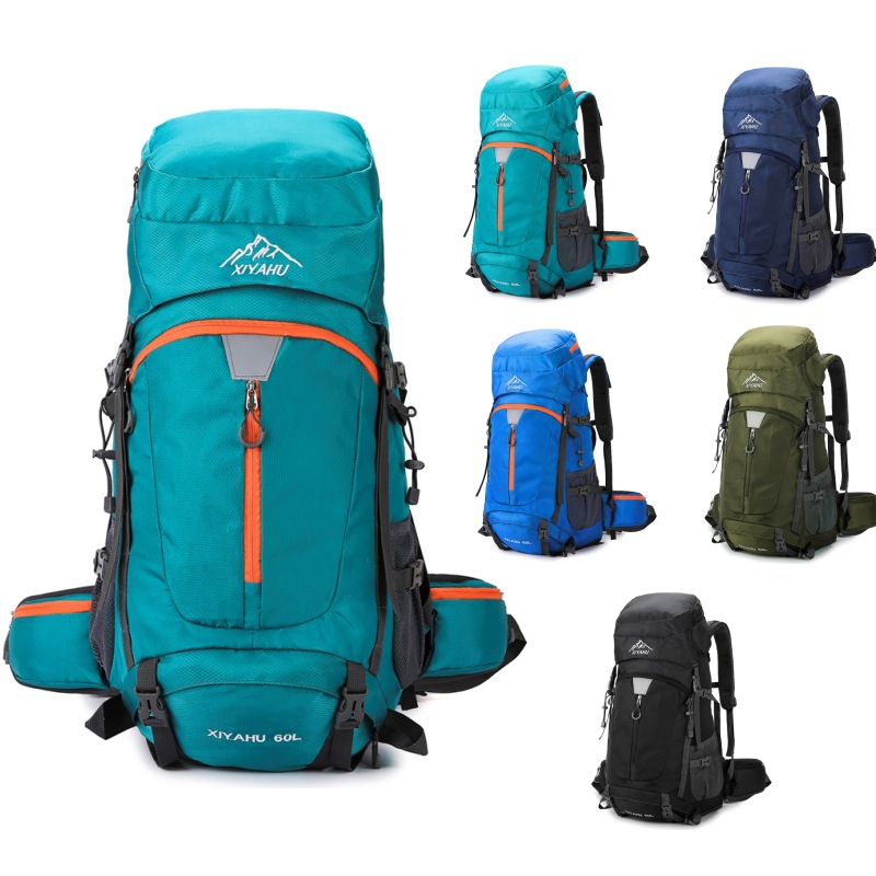 60L Camping Backpack Travel Ba - Rain Cover Backpack incelemesi ve fiyatı