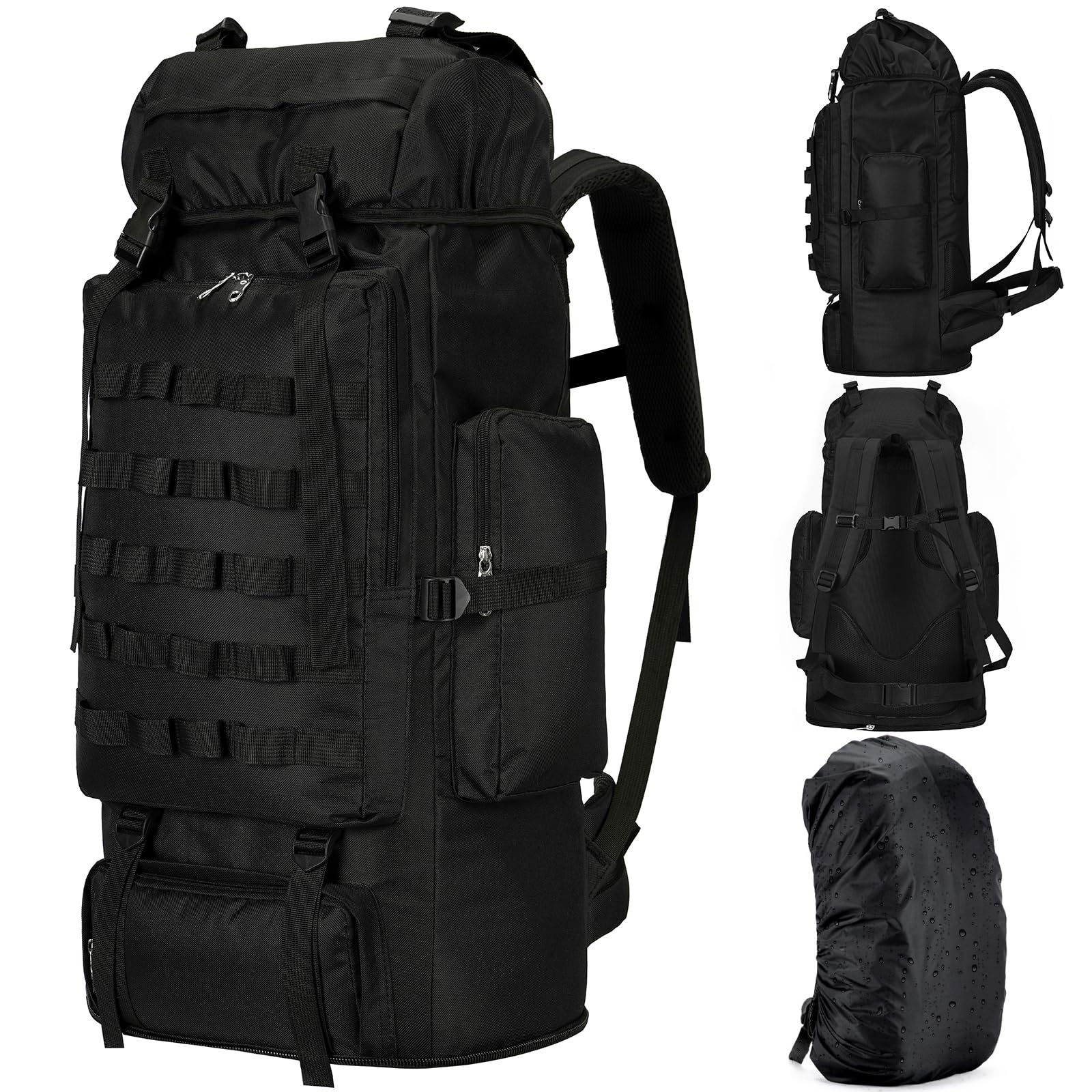 70L 100L Large Hiking Backpack - Rucksack Military Style incelemesi ve fiyatı
