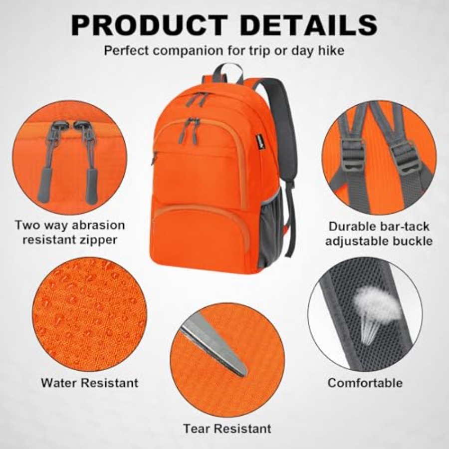 20L Lightweight Packable Hikin - Foldable Backpack Small incelemesi ve fiyatı