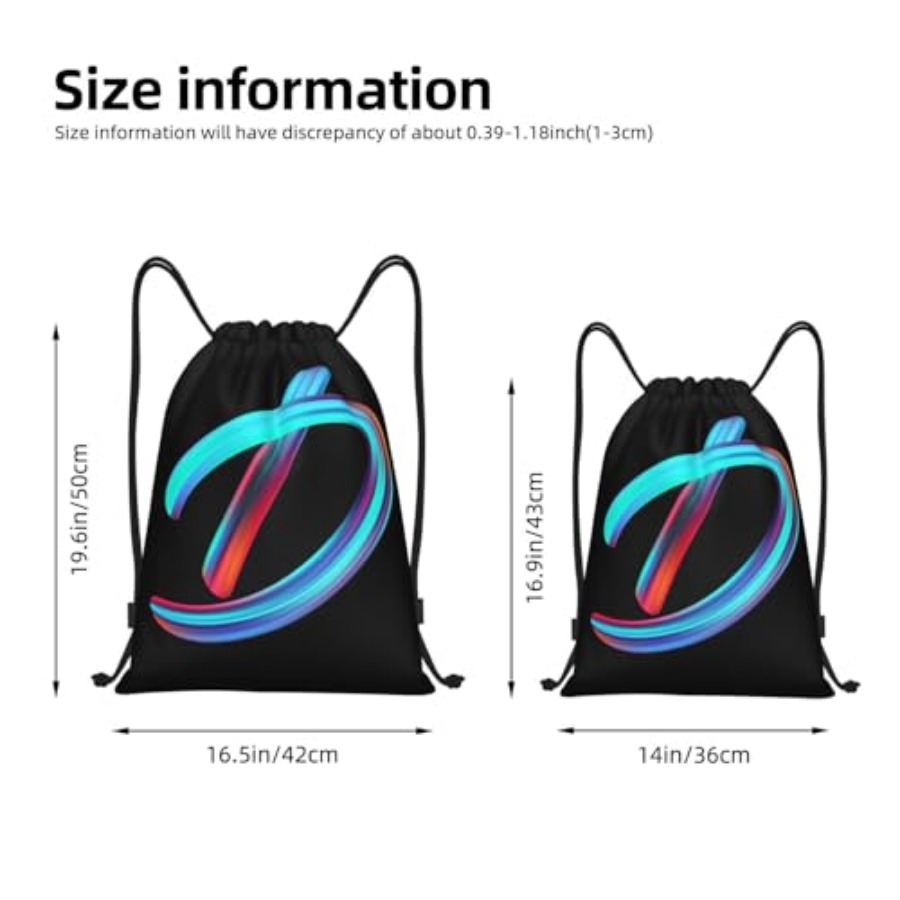 Drawstring Bags Initial Drawst - Drawstring Gym Bag incelemesi ve fiyatı